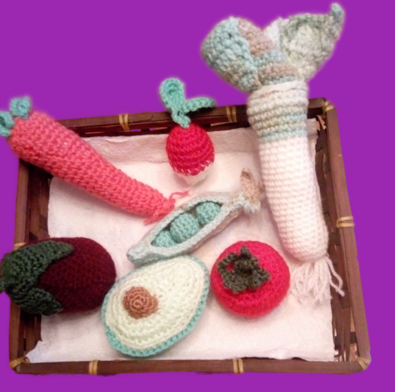 Des légumes au crochet